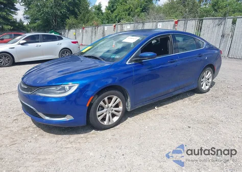 2016 Chrysler 200 Limited z USA, uszkodzony, nr VIN 1C3CCCAB7GN168659
